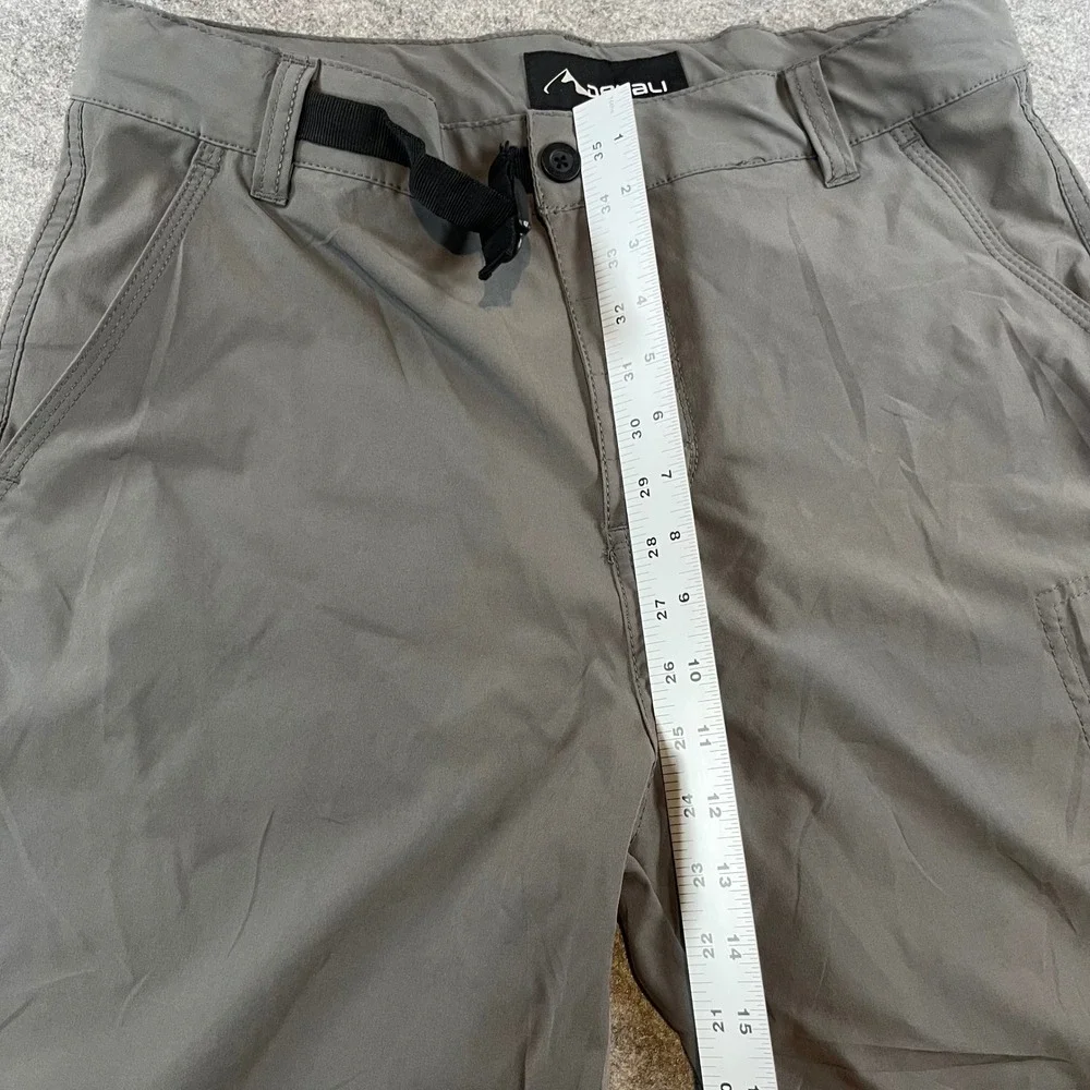 Denali Mens Performance Hiking Shorts Gray Gorpcore Outdoor 32 Stretch Cargo